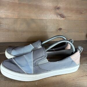 sperry crest twin gore womens size 10 shoes blue slip on comfort sneakers